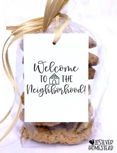 Silver Homestead Signature Cinnamon Caramel Cookie Recipe give to new neighbors teacher gift