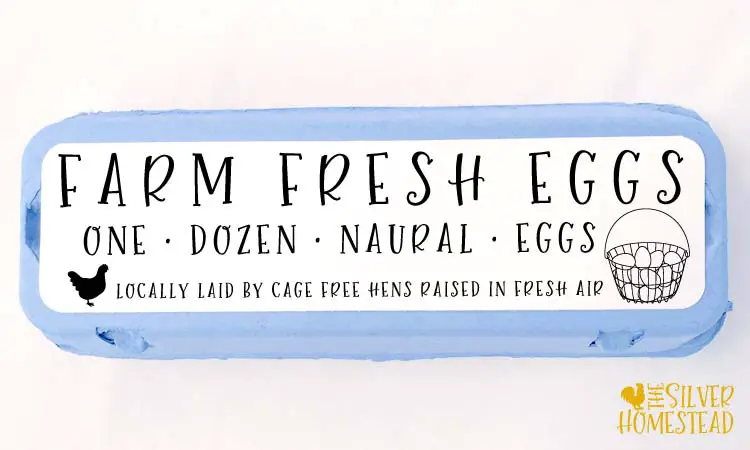 how to sell your chicken eggs fresh carton topper label one dozen natural fresh locally laid cage free
