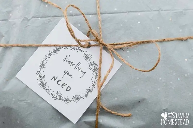 Something You Need gift tag