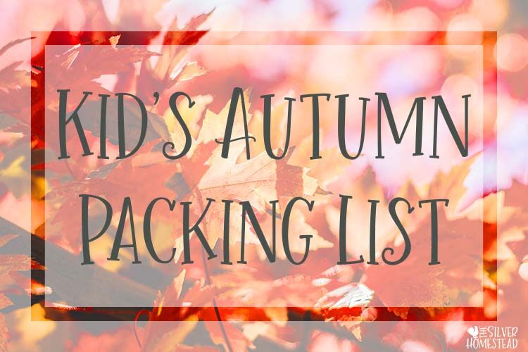 Kid’s Thanksgiving Packing List