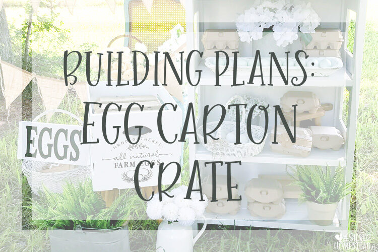 Farm Stand Building Plans: Egg Carton Crate