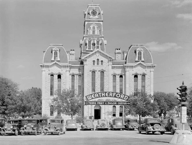 weatherford texas court house 1939