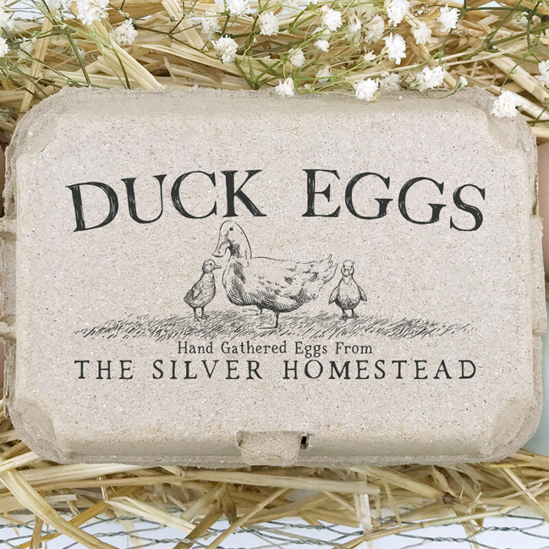Duck Egg Carton Stamps